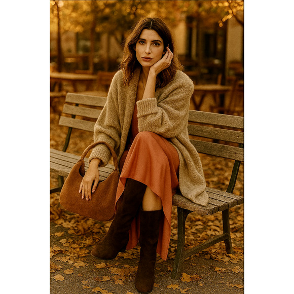 NEW! Anine Bing XS Silky Bay Slip Dress Midi Sexy 90's Style Rose Pink VNeck 0 2 - Picture 5 of 16